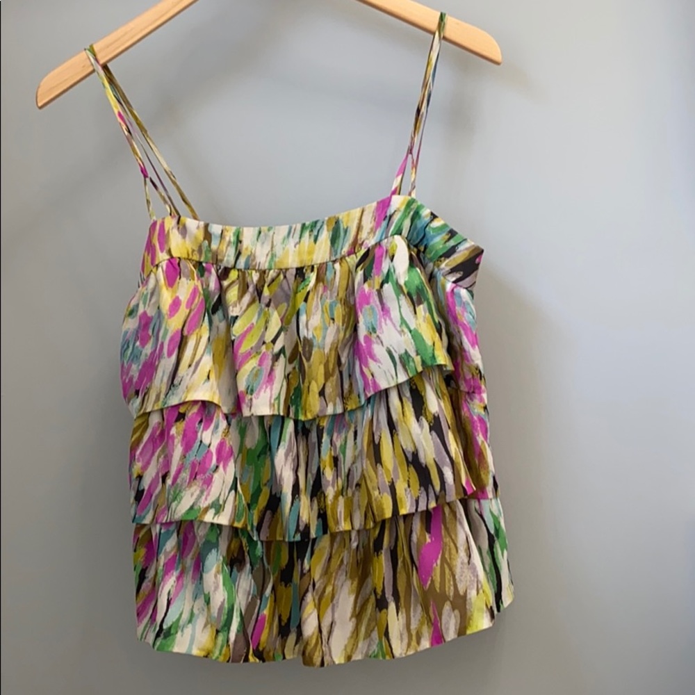 Leifsdottir Silk spaghetti strap blouse